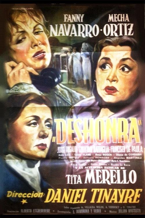 Dishonor 1952 official movie poster