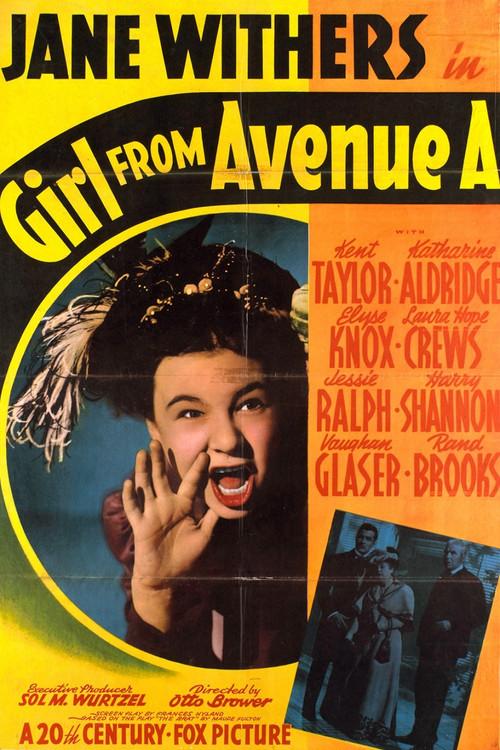 The Girl from Avenue A 1940 official movie poster