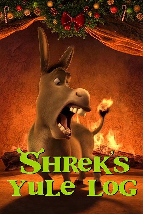 Shrek's Yule Log 2010 official movie poster