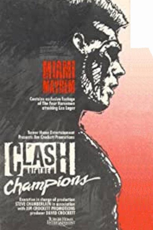 NWA Clash of the Champions II: Miami Mayhem 1988 official movie poster
