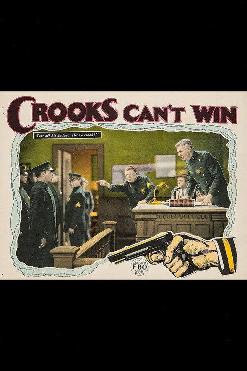 Crooks Can't Win 1928 official movie poster