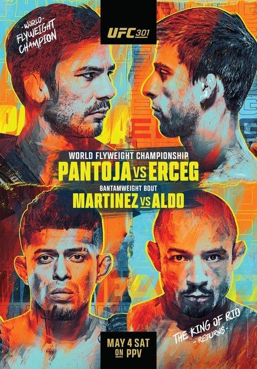 UFC 301: Pantoja vs. Erceg 2024 official movie poster
