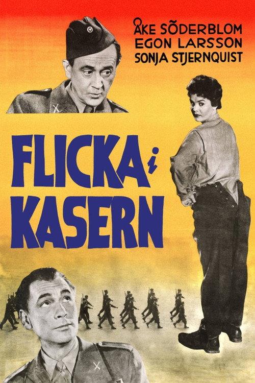 Flicka i kasern 1955 official movie poster