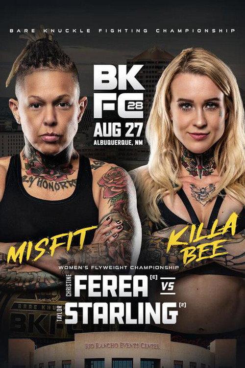 BKFC 28: Ferea vs. Starling 2022 official movie poster