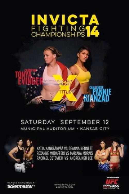 Invicta FC 14: Evinger vs. Kianzad 2015 official movie poster