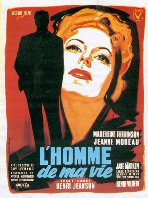 The Man in My Life 1952 official movie poster