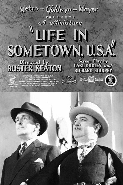 Life in Sometown, U.S.A. 1938 official movie poster