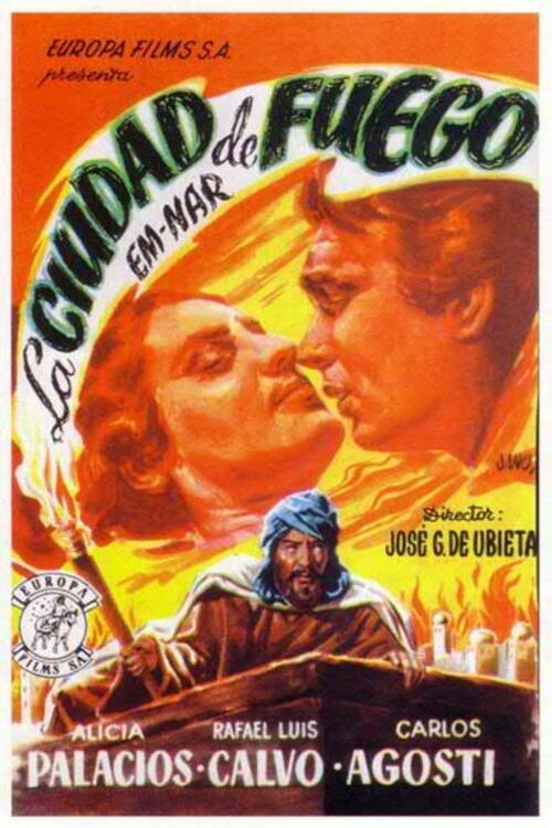 Em Nar, la ciudad de fuego 1952 official movie poster