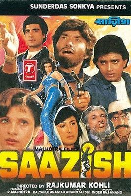 Saazish 1988 official movie poster