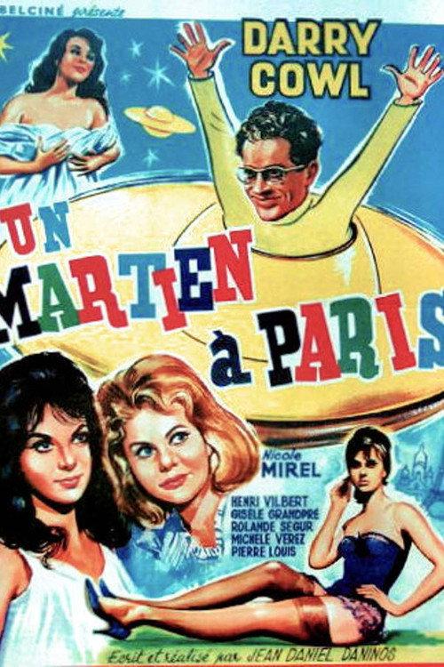 A Martian in Paris 1961 official movie poster