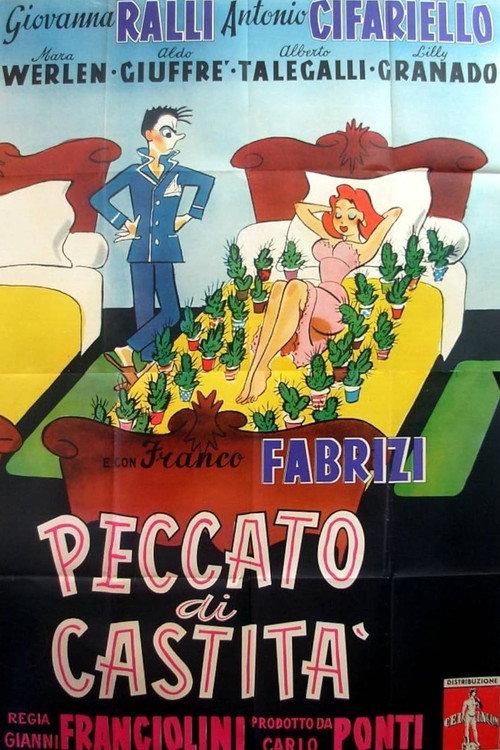 Peccato di castità 1956 official movie poster