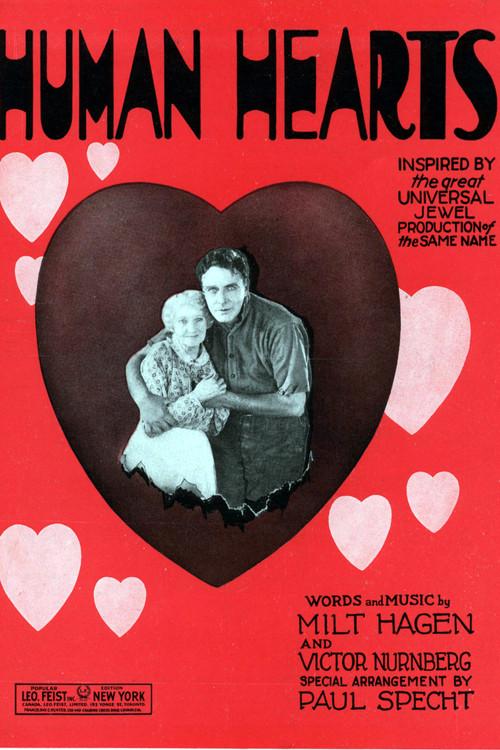 Human Hearts 1922 official movie poster