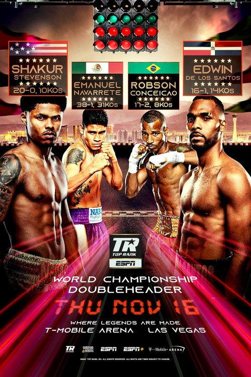 Shakur Stevenson vs. Edwin De Los Santos 2023 official movie poster