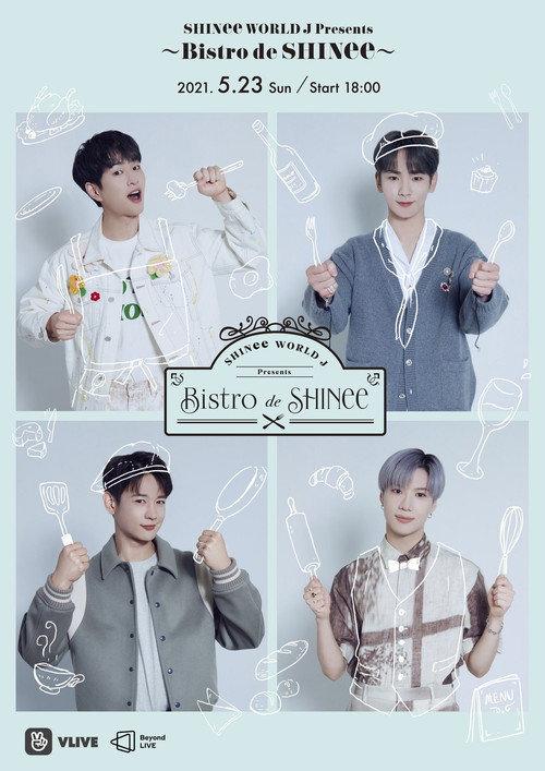 SHINee WORLD J Presents ~Bistro de SHINee~ 2021 official movie poster
