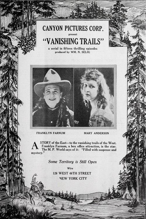 Vanishing Trails 1920 official movie poster