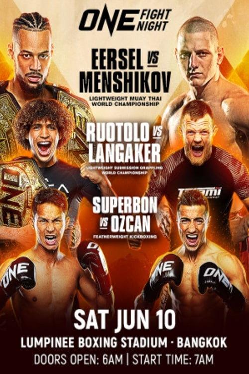ONE Fight Night 11: Eersel vs. Menshikov 2023 official movie poster