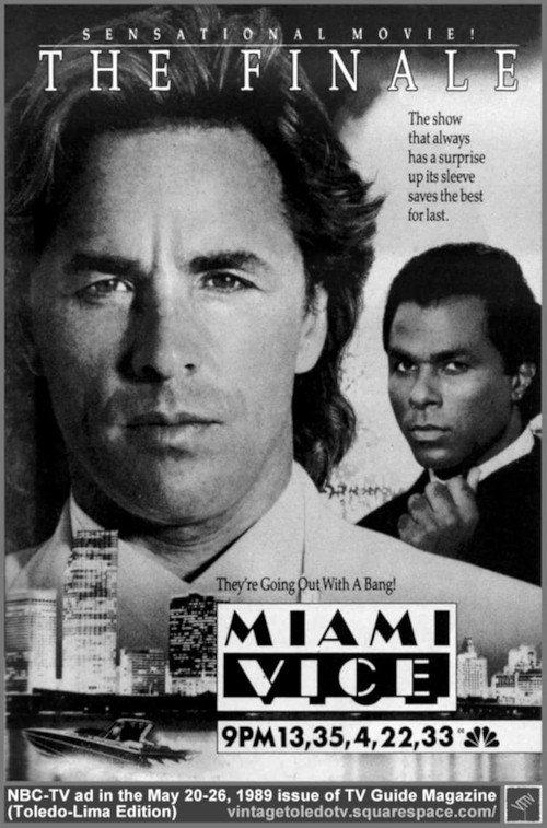 Miami Vice: Freefall 1989 official movie poster