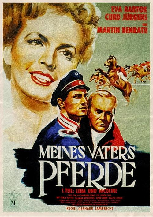 Meines Vaters Pferde, 1. Teil: Lena und Nicoline 1954 official movie poster
