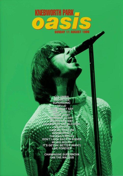 Oasis: Second Night Live at Knebworth Park 1996 official movie poster