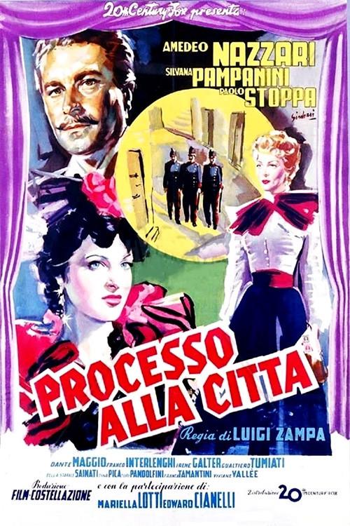 The City Stands Trial 1952 official movie poster
