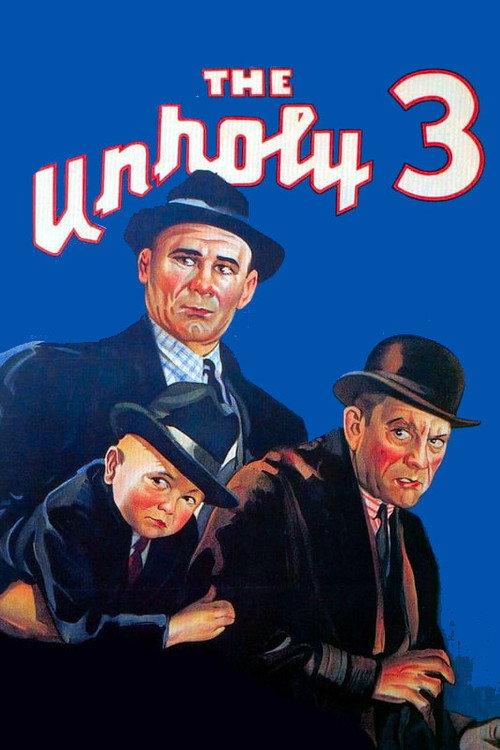 The Unholy Three 1930 official movie poster