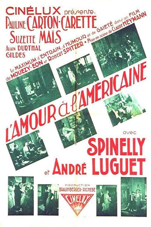 American Love 1931 official movie poster