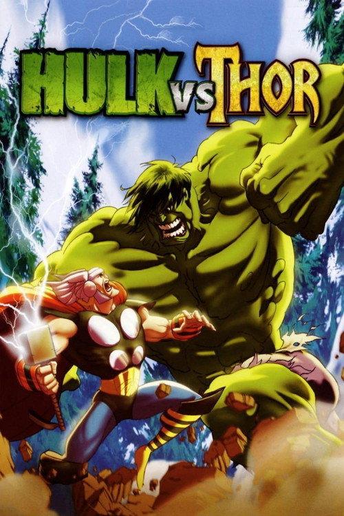 Hulk vs. Thor 2009 official movie poster