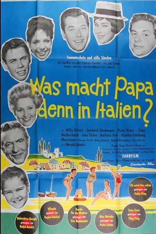 Was macht Papa denn in Italien? 1961 official movie poster