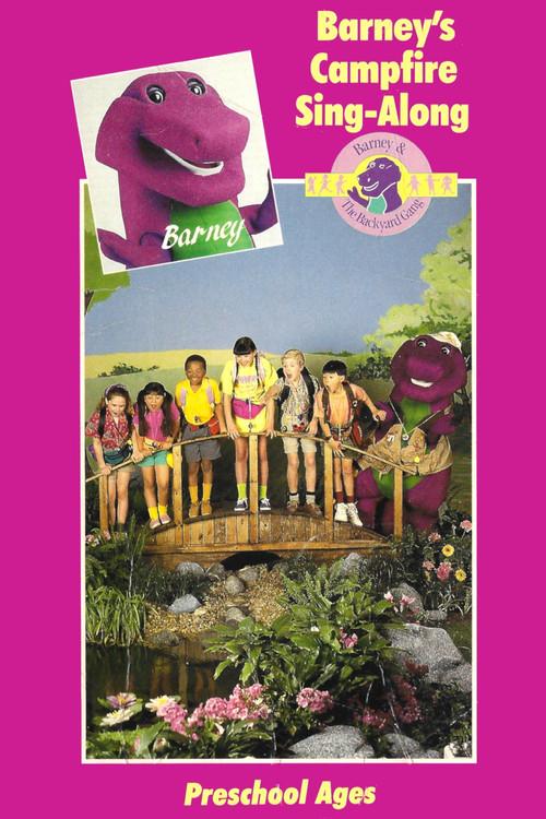Barney's Campfire Sing-Along 1990 official movie poster