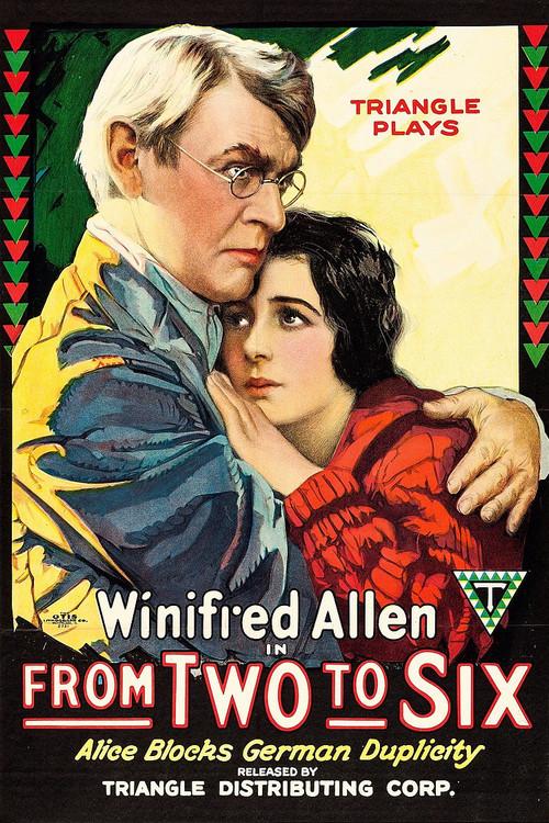 From Two to Six 1918 official movie poster