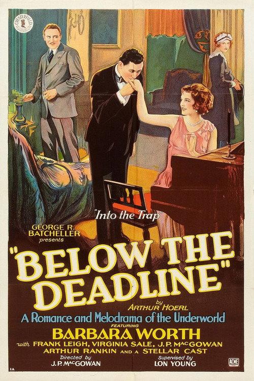Below the Deadline 1929 official movie poster