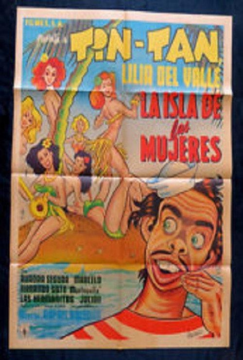 La isla de las mujeres 1953 official movie poster