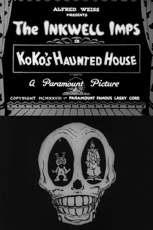 Ko-Ko's Haunted House 1928 official movie poster