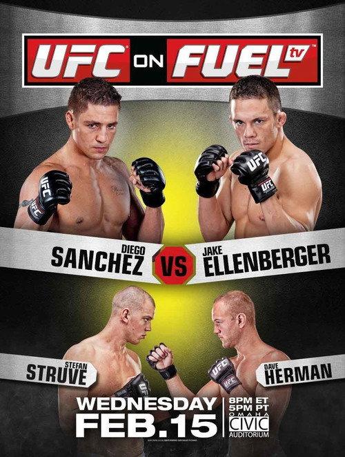 UFC on Fuel TV 1: Sanchez vs. Ellenberger 2012 official movie poster