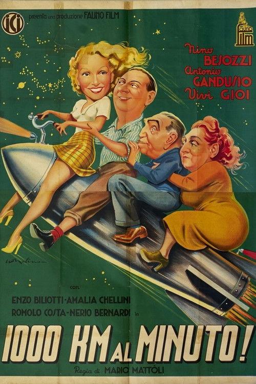1000 km per minute! 1939 official movie poster