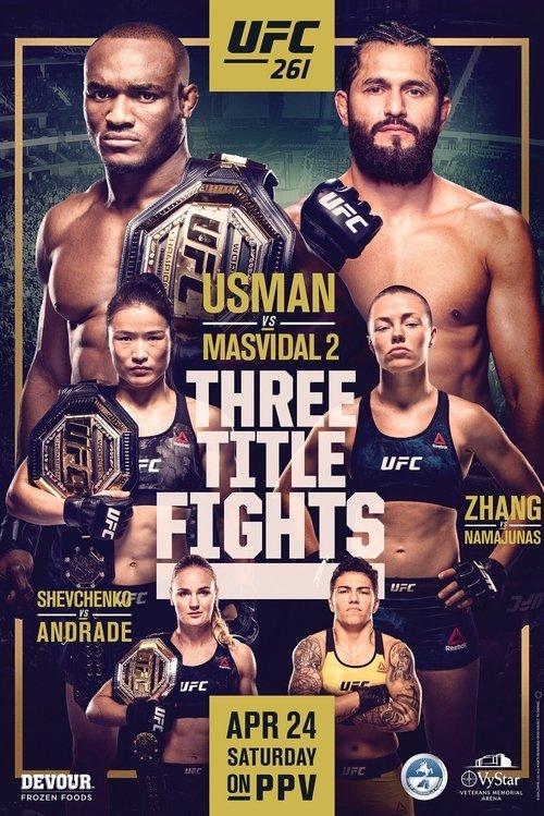 UFC 261: Usman vs. Masvidal 2 2021 official movie poster