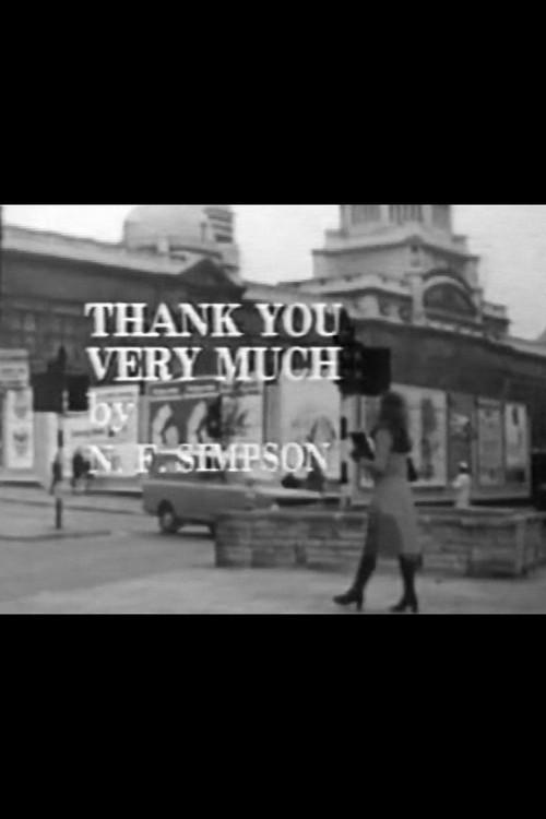 Thank You Very Much 1971 official movie poster