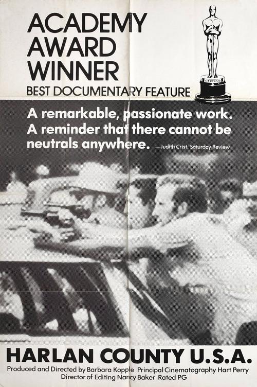 Harlan County U.S.A. 1976 official movie poster