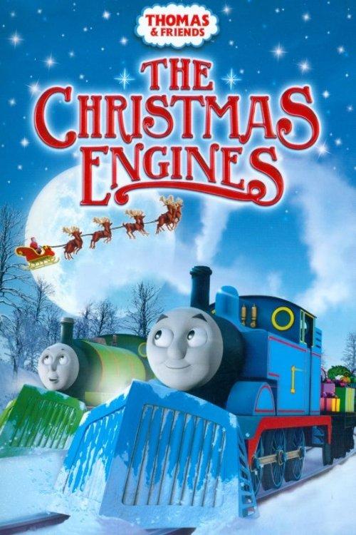 Thomas & Friends: The Christmas Engines 2014 official movie poster