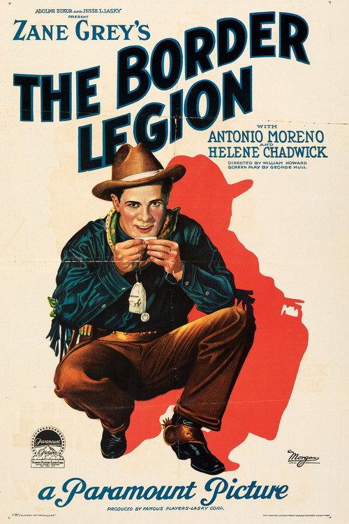 The Border Legion 1924 official movie poster