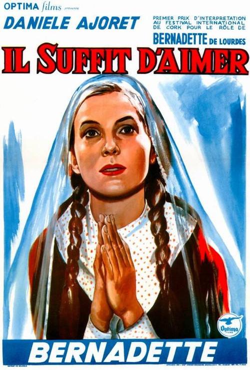 Bernadette of Lourdes 1961 official movie poster