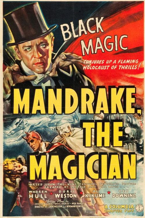 Mandrake the Magician 1939 official movie poster