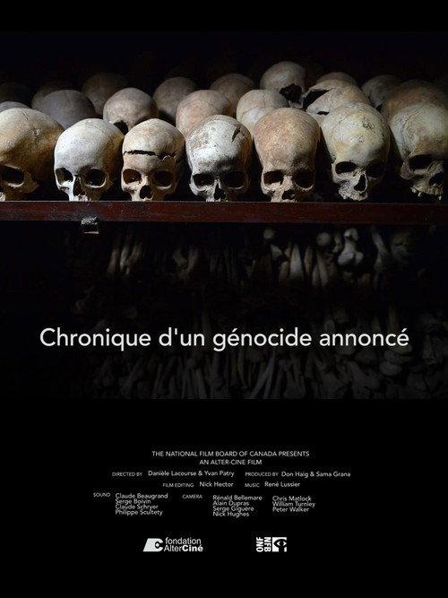 Chronicle of a Genocide Foretold 1996 official movie poster