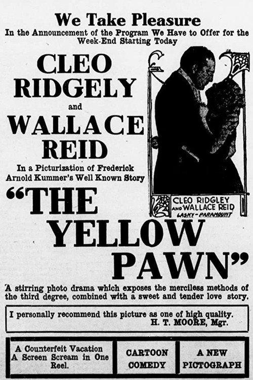The Yellow Pawn 1916 official movie poster