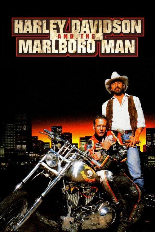 Harley Davidson and the Marlboro Man 1991 official movie poster