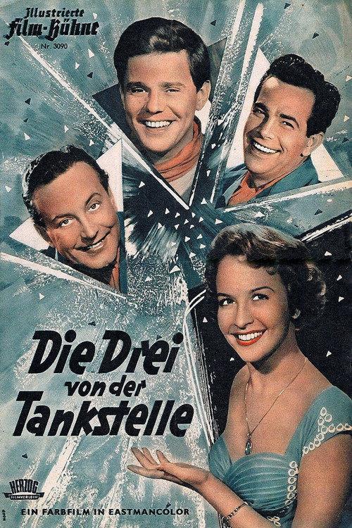 Three from the Gasoline Station 1955 official movie poster