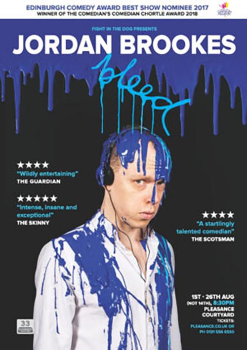 Jordan Brookes: Bleed 2020 official movie poster