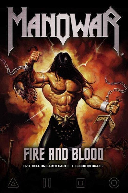 Manowar: Fire and Blood 2002 official movie poster