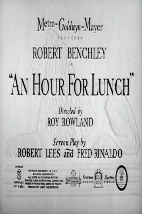 An Hour for Lunch 1939 official movie poster