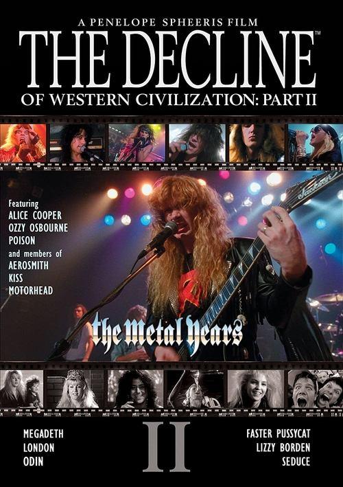 The Decline of Western Civilization Part II: The Metal Years 1988 official movie poster
